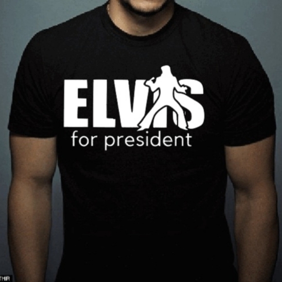 Elvis for president Tee Shirt - Picture 1 of 2